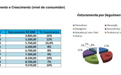 IBRAFLOR ATUALIZA PROJECAO DO MERCADO BRASILEIRO