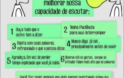 MELHORE A SUA ESCUTA DIAGNOSTICA PARA SER UM GESTOR MELHOR E UM EMPREENDEDOR MELHOR