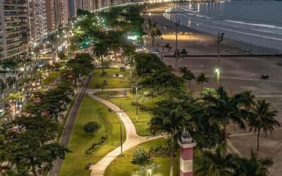 O MAIOR JARDIM DE PRAIA DO MUNDO ESTA EM SANTOS!