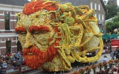 DESFILE DE CARROS DE FLORES NA HOLANDA